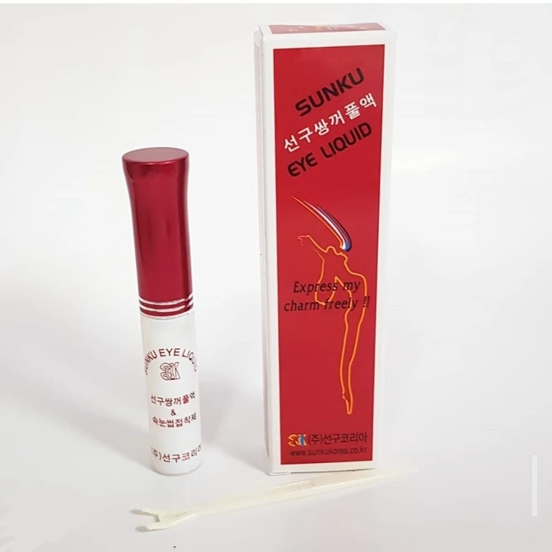چسب مژه ی گیاهی موقت سانکو (یک ماهه)حجم 5 گرم  غیر اصل