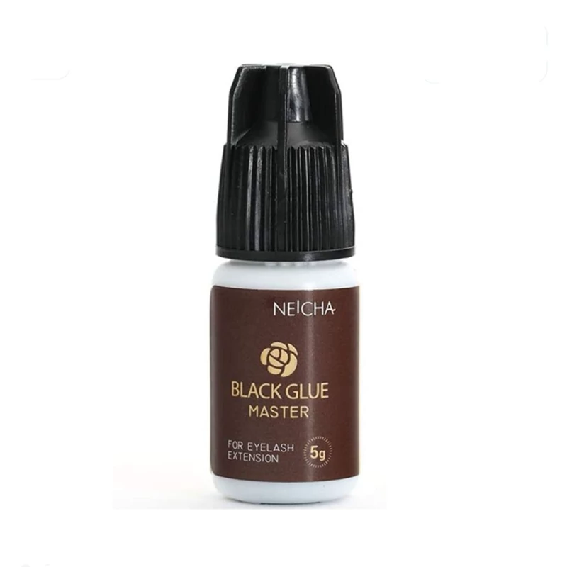 چسب کاشت و اکستنشن مژه دائم حرفه ای مستر نیچا وزن 5 گرم NEICHA BLACK GLUE FOR EYELASH EXTENSION