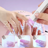 یووی قلمی شارژی با تایمر کاشت ناخن لاک خشک کن شارژی 3 وات واقعی