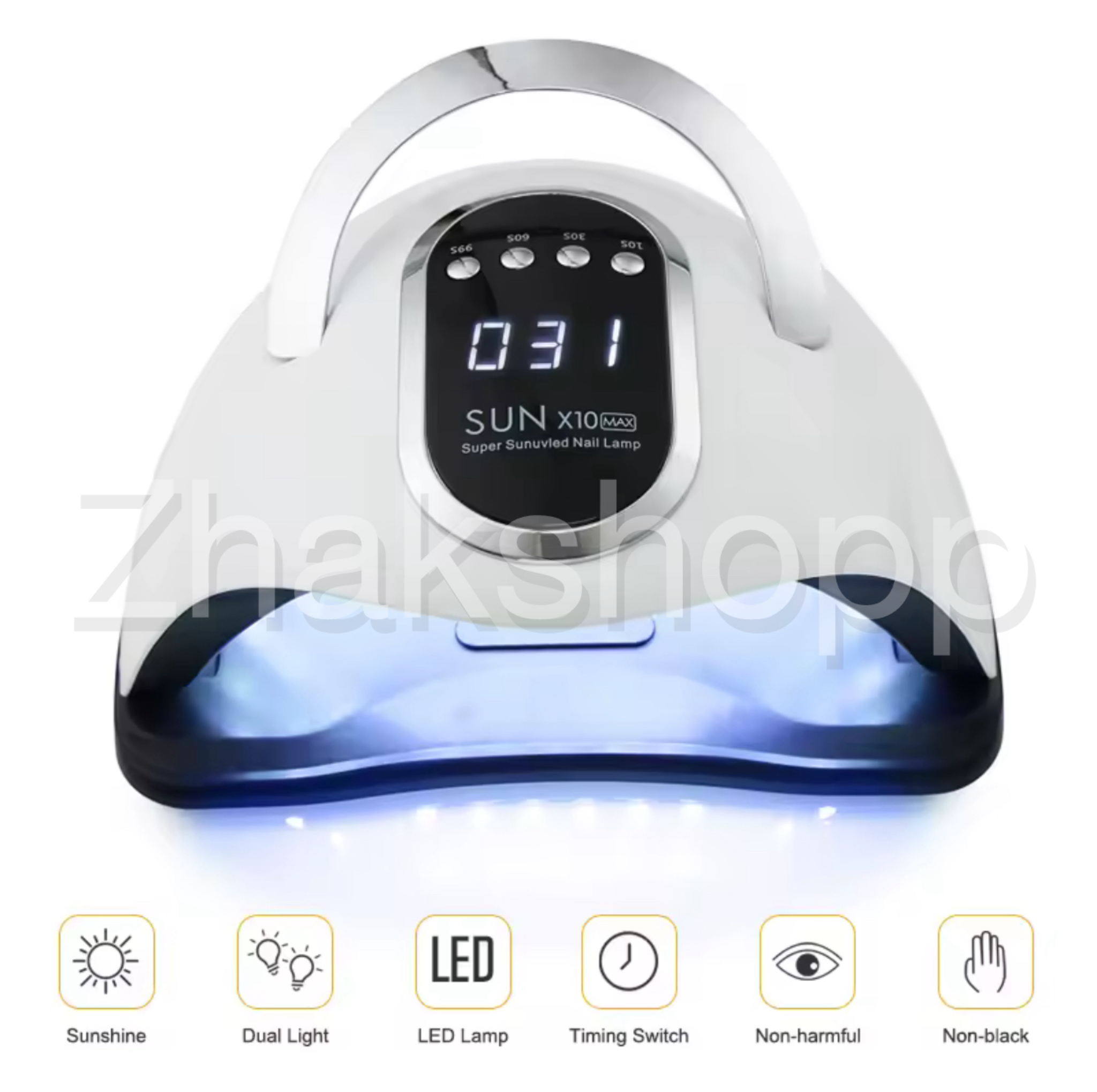 دستگاه یووی سان مدل x10 max دارای 66 Led با قدرت ۲۸۰ وات