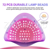 دستگاه یووی سان مدل x17 max دارای 72 Led با قدرت 320 وات