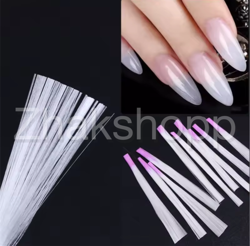 فیبر کاشت ناخن ۱۰ عددی سیلک ناخن ( فایبر گلس )