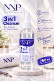 کلینزر ۳ کاره اورجینال کاشت ناخن NNP حجم 250 میل
