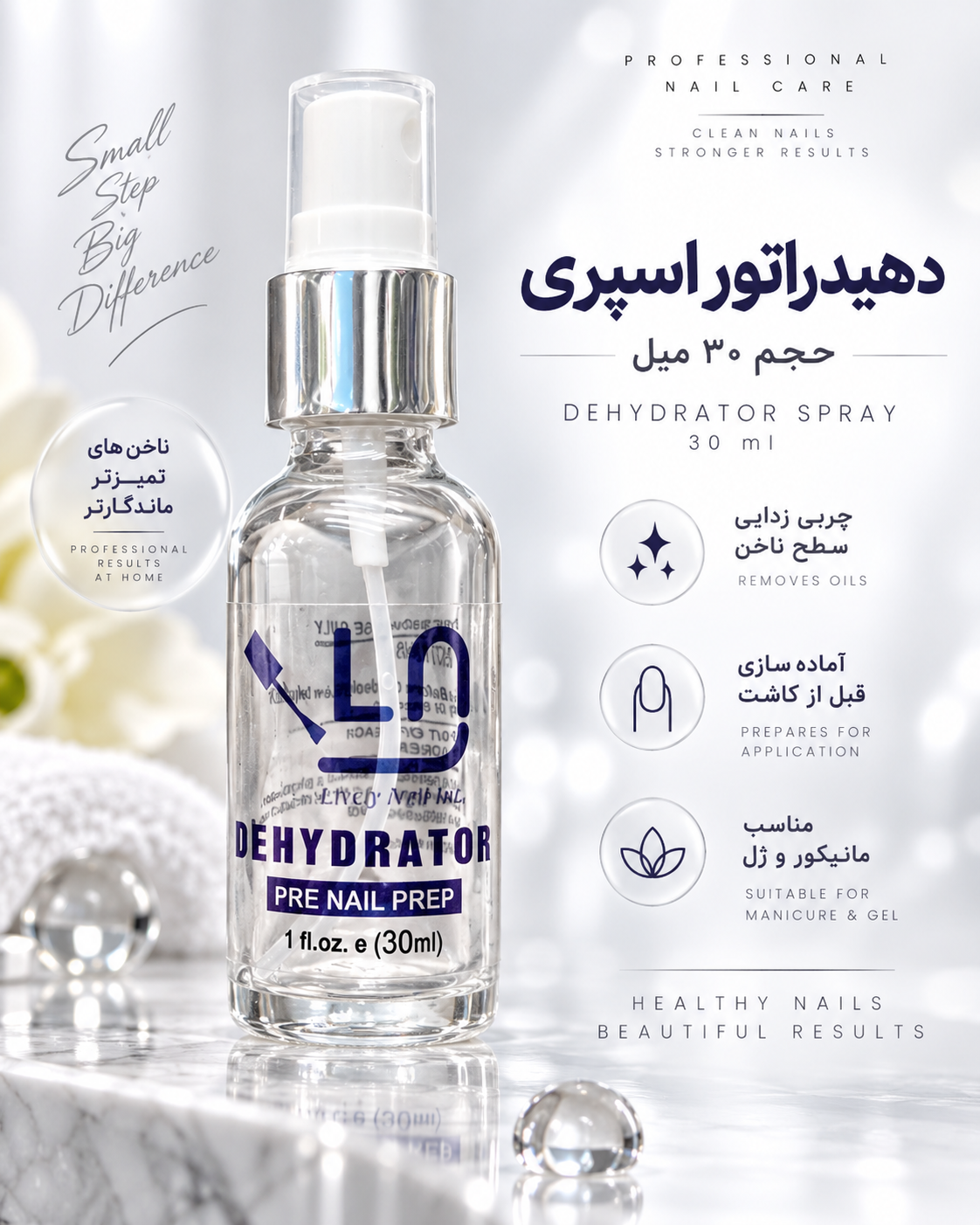 ضد قارچ دهیدراتور ۳۰ میل اسپری
